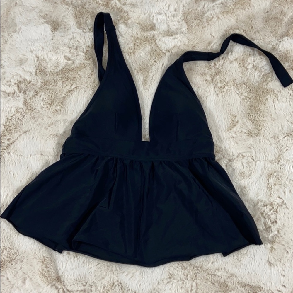J. Crew black swimsuit top 🔥